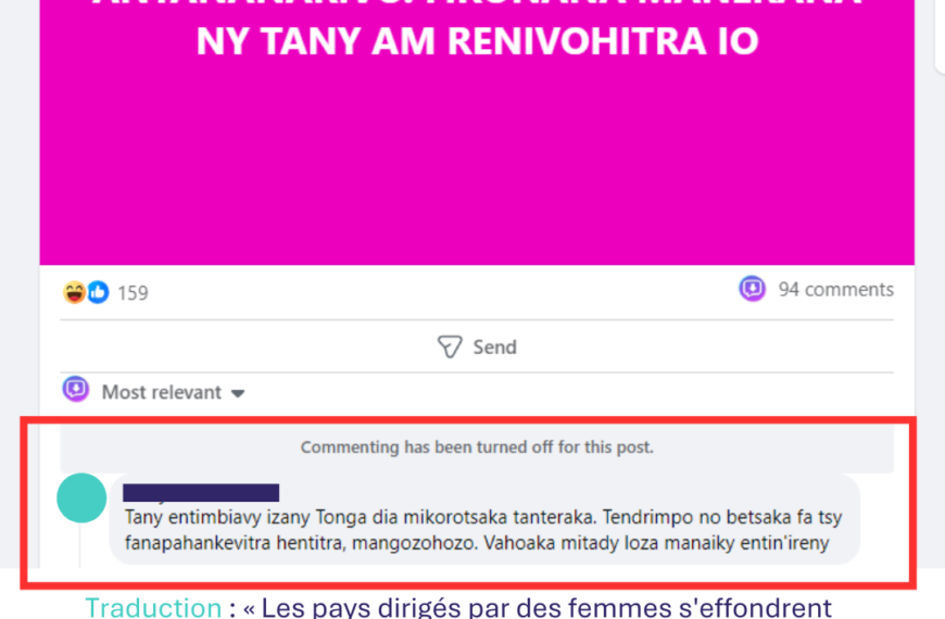 ALERTE : Propos sexistes durant la période de dépôt de candidature aux élections communales