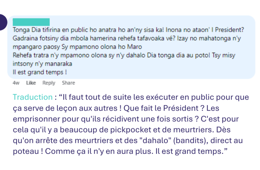 ALERTE : Appel à la vindicte populaire et à la peine de mort