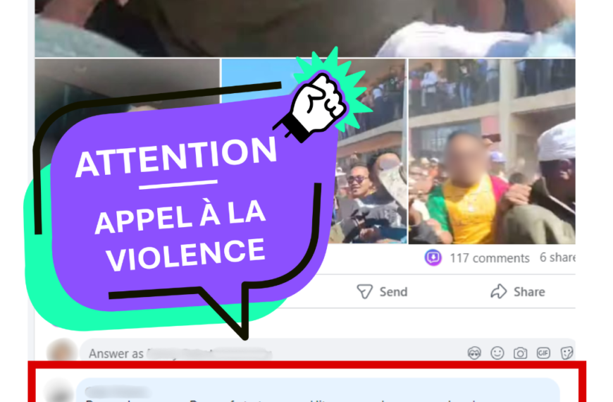 Alerte : Incitation à brûler vif…