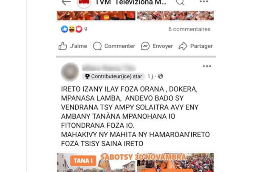 Alerte : Discours haineux basé sur…