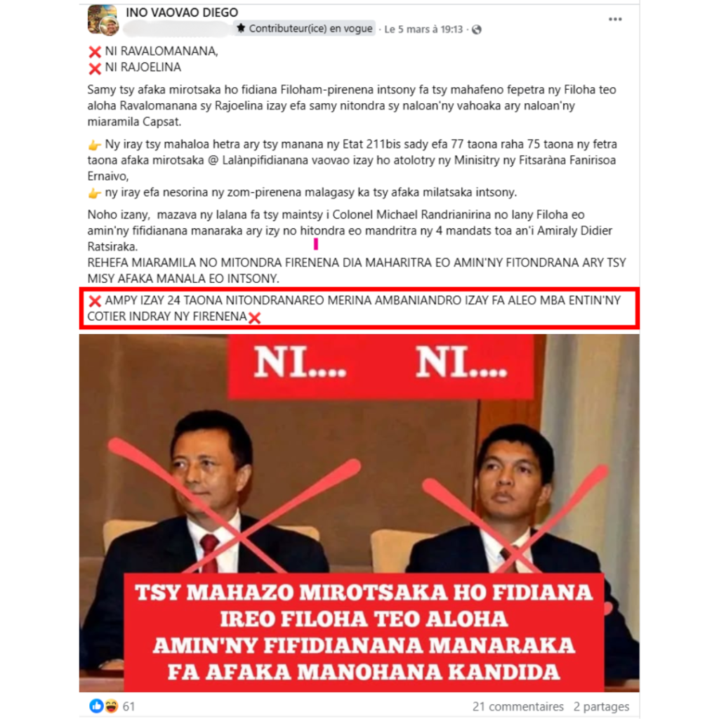 ALERTE : Discours de haine politique fondé sur l’identité ethnique en ligne