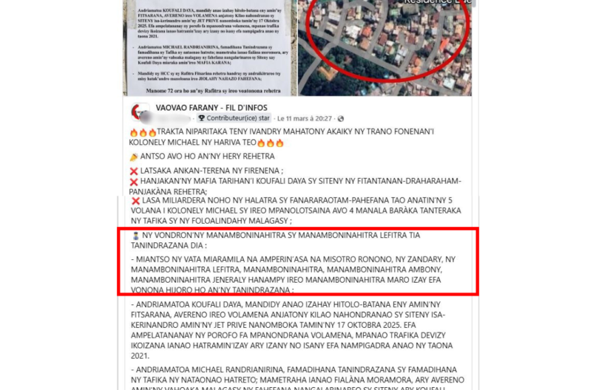 ALERTE: Appel à l’insurrection et menaces explicites contre des responsables publics et leurs familles