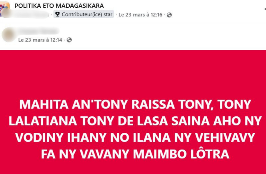 ALERTE: Propos sexistes et dégradants visant des femmes