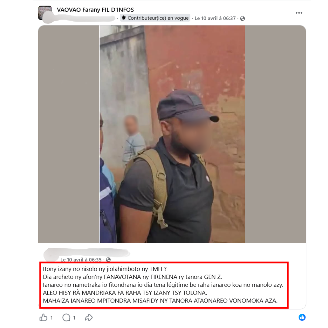 ALERTE: Discours d’appel à la violence et à la confrontation politique