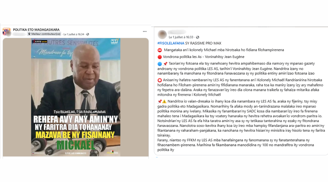 Conférence de presse du groupe politique LES AS : des propos détournés