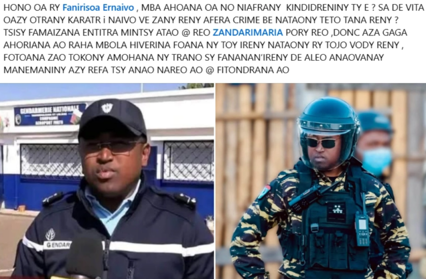 ALERTE : Menaces et appel à la violence contre un officier de gendarmerie