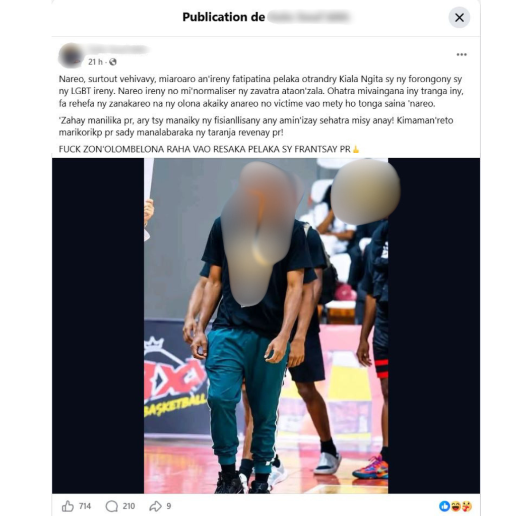 ALERTE : Propos haineux et dénigrants visant la communauté LGBT et ses soutiens