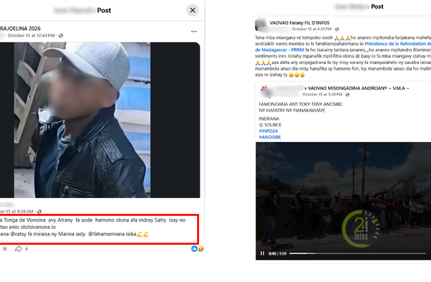 ALERTE: Appels à l’exécution sommaire et accusations non vérifiées après l’attaque d’Anosibe